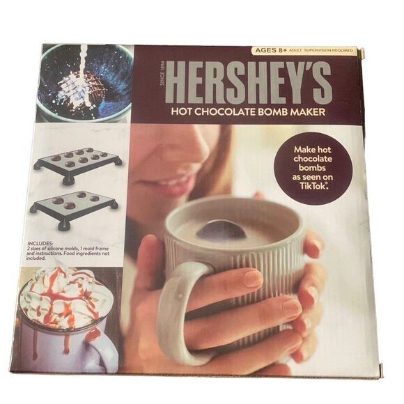 NEW Hershey's Hot Chocolate Bomb Maker 2 Sizes As Seen On TikTok VERY COOL - Picture 1 of 7